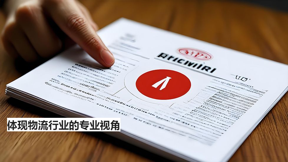 體現物流行業的專業視角
