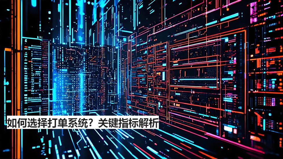 如何選擇打單系統?關鍵指標解析 如何選擇打單系統?關鍵指標解析