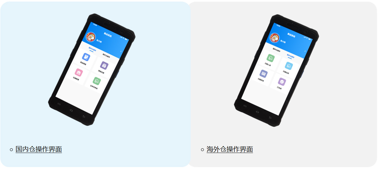 海外倉系統,兼容硬件設備